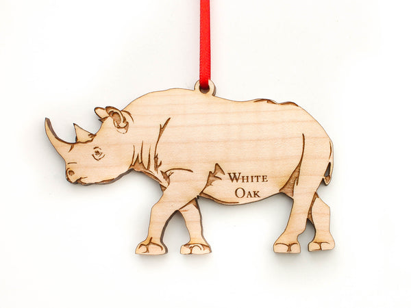 White Oak Conservation Black Rhinoceros Ornament