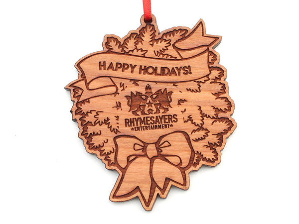 Rhymesayers Entertainment Wreath Logo Ornament - Nestled Pines