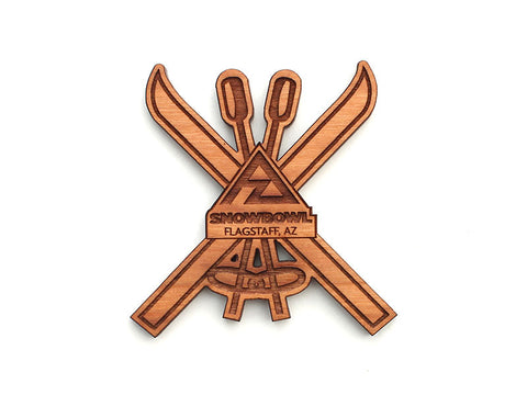 Snowbowl Skis Logo Magnet