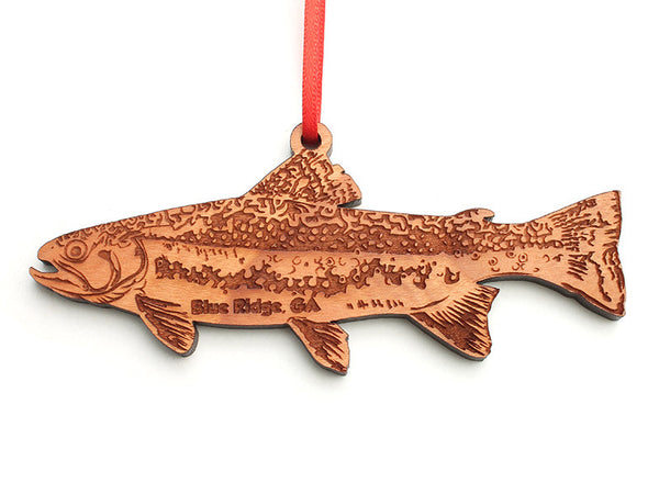 Blue Ridge Brook Trout Ornament - Nestled Pines